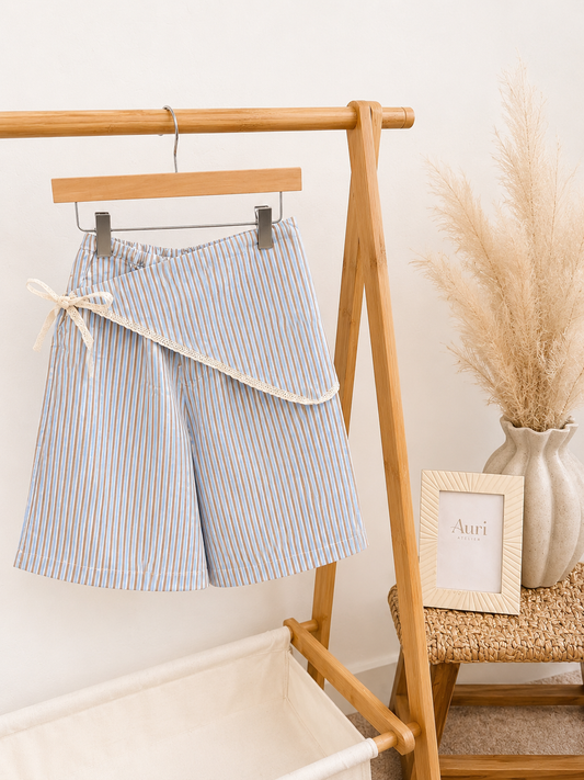 Paige trousers + waist scarf