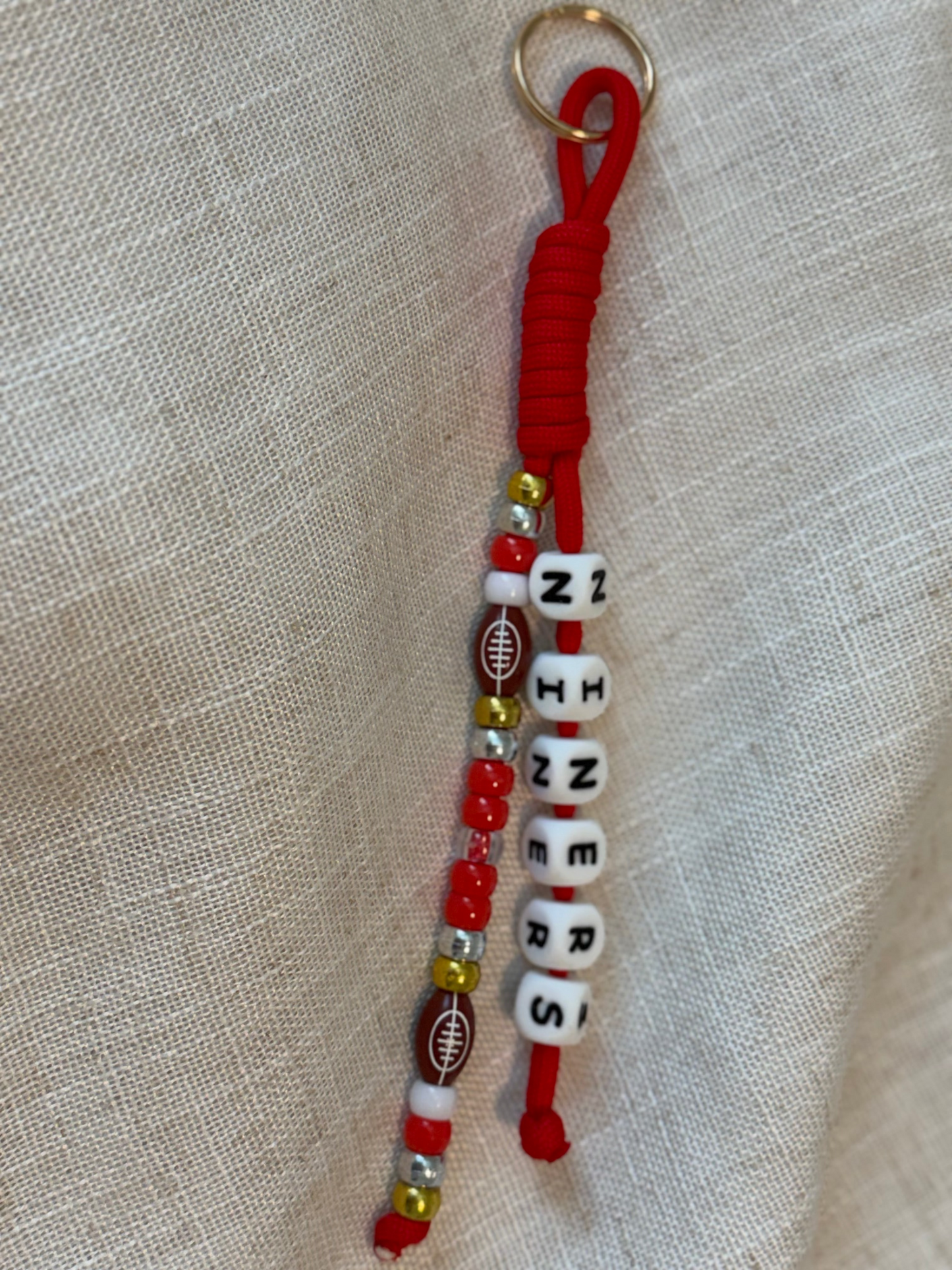 49ers keychain